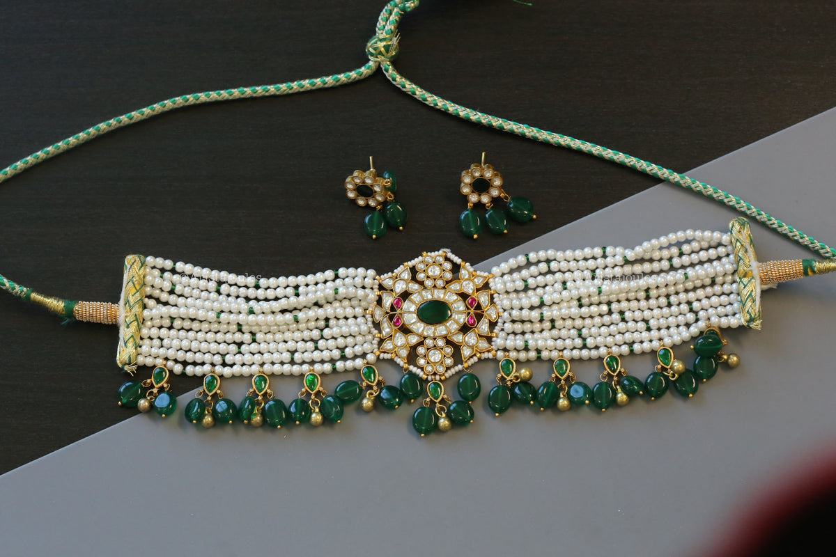 Rani Jadau Kundan Choker Set