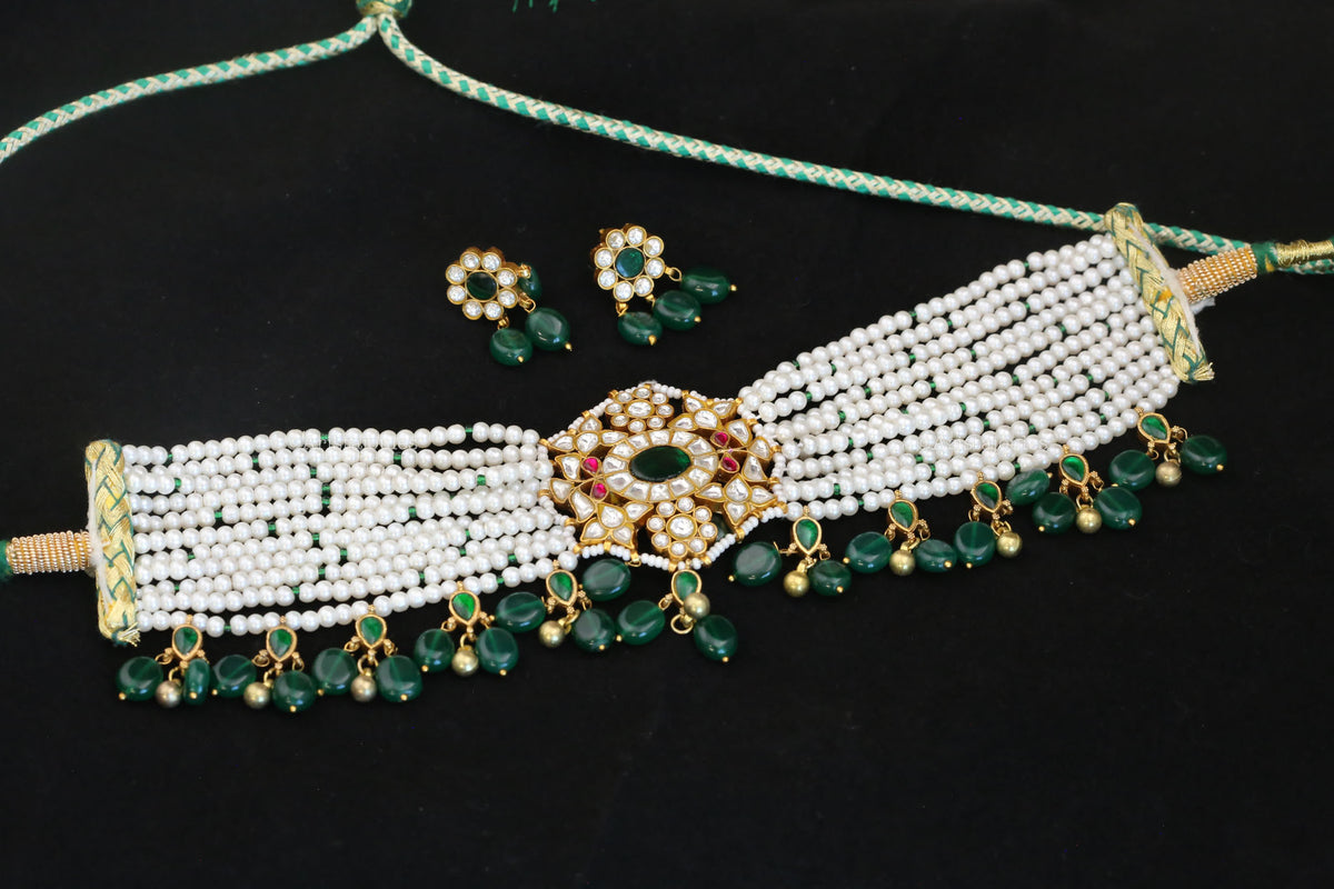 Rani Jadau Kundan Choker Set