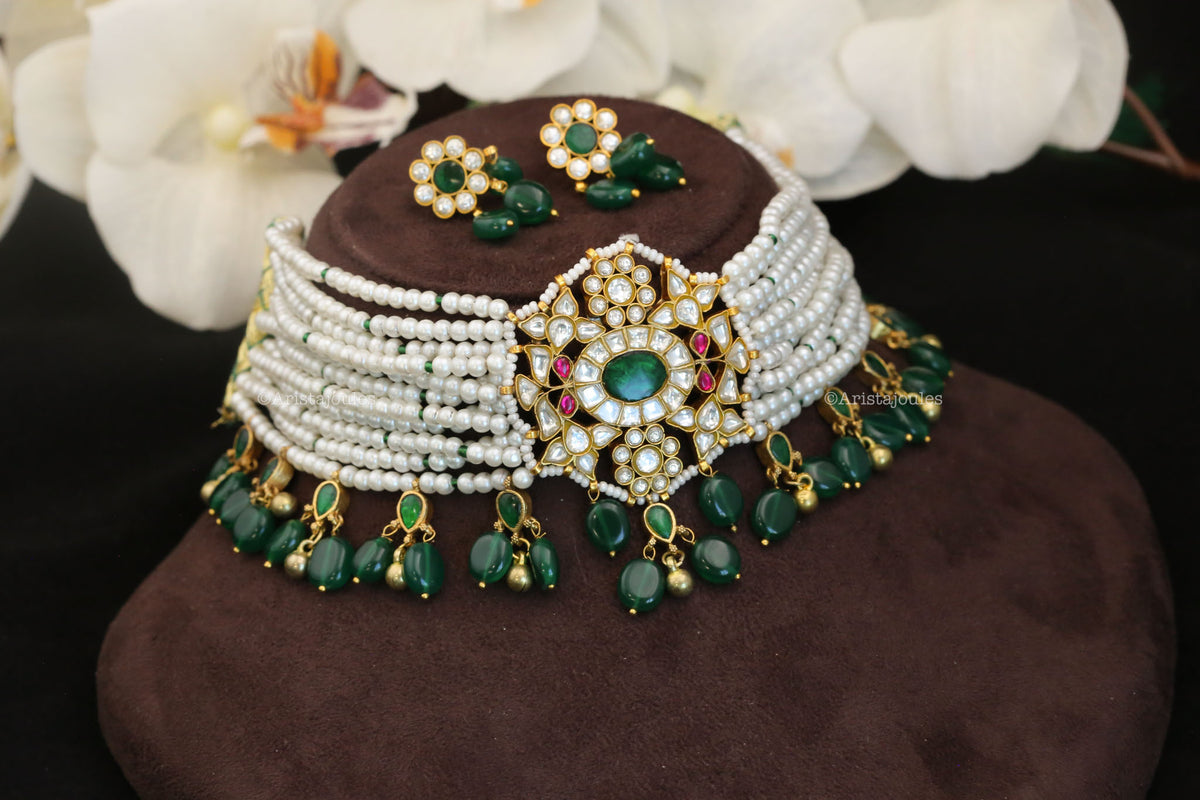 Rani Jadau Kundan Choker Set