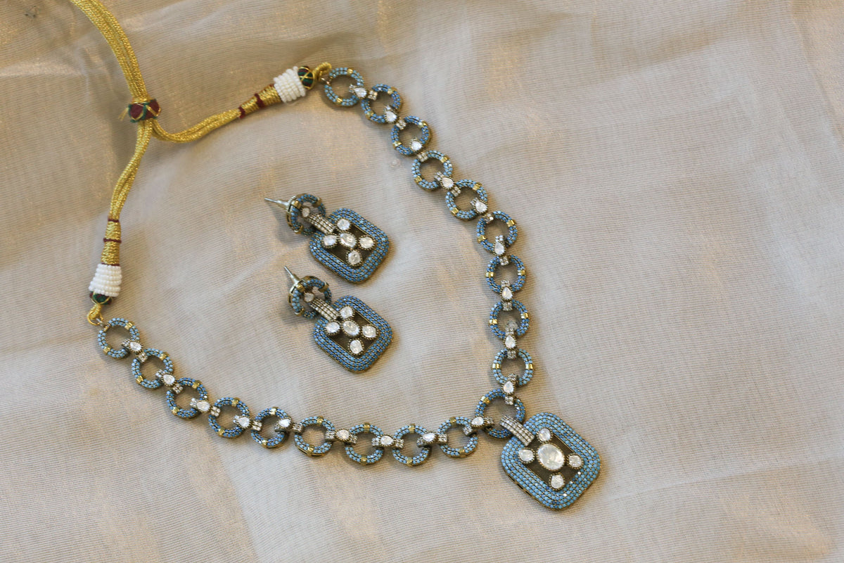 Claire Premium CZ Set  - Turquoise