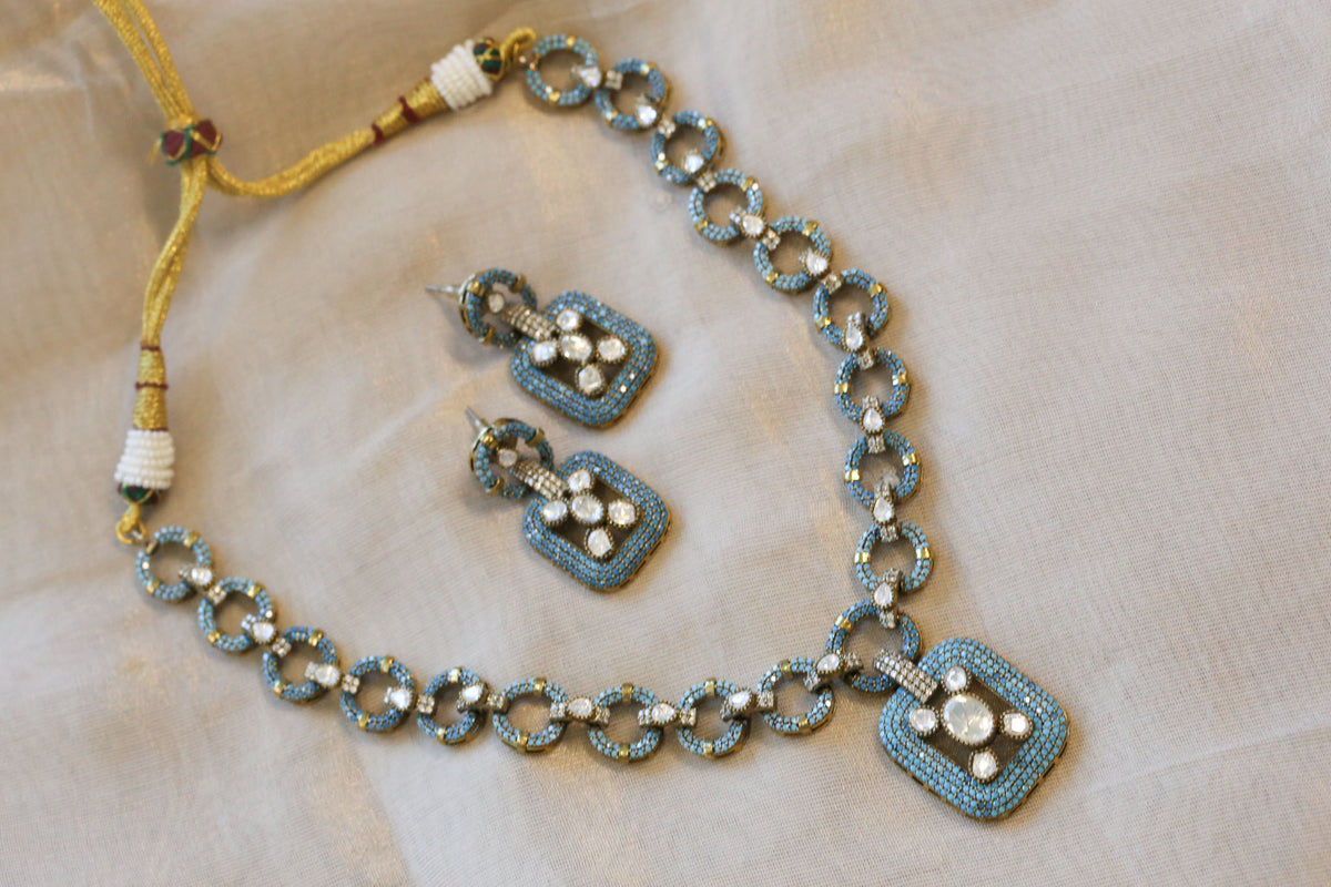 Claire Premium CZ Set  - Turquoise