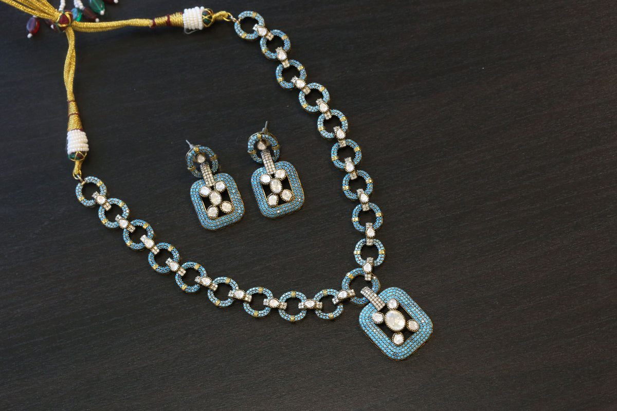 Claire Premium CZ Set  - Turquoise