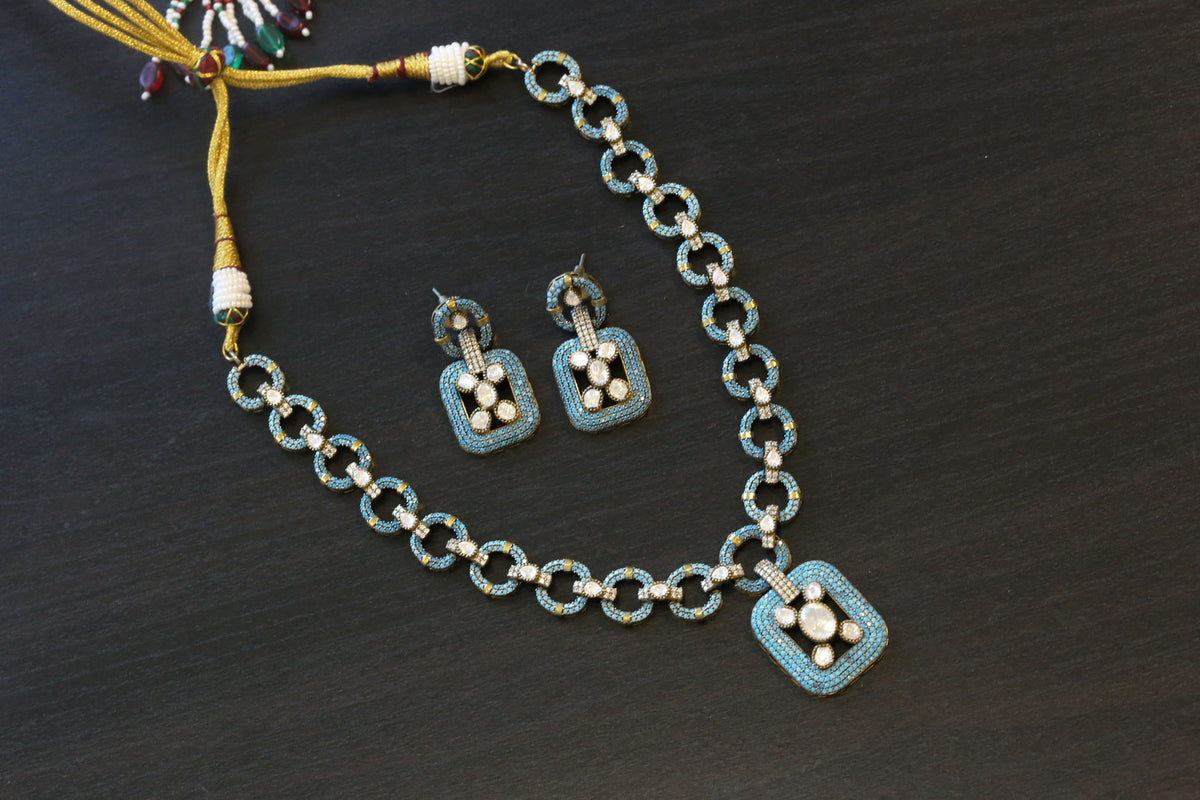 Claire Premium CZ Set  - Turquoise