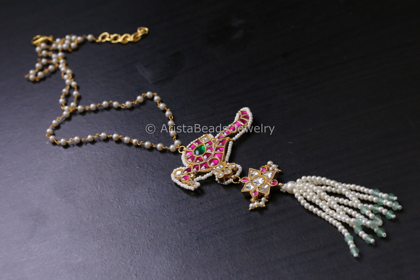 Meera Long Jadau Kundan Chain