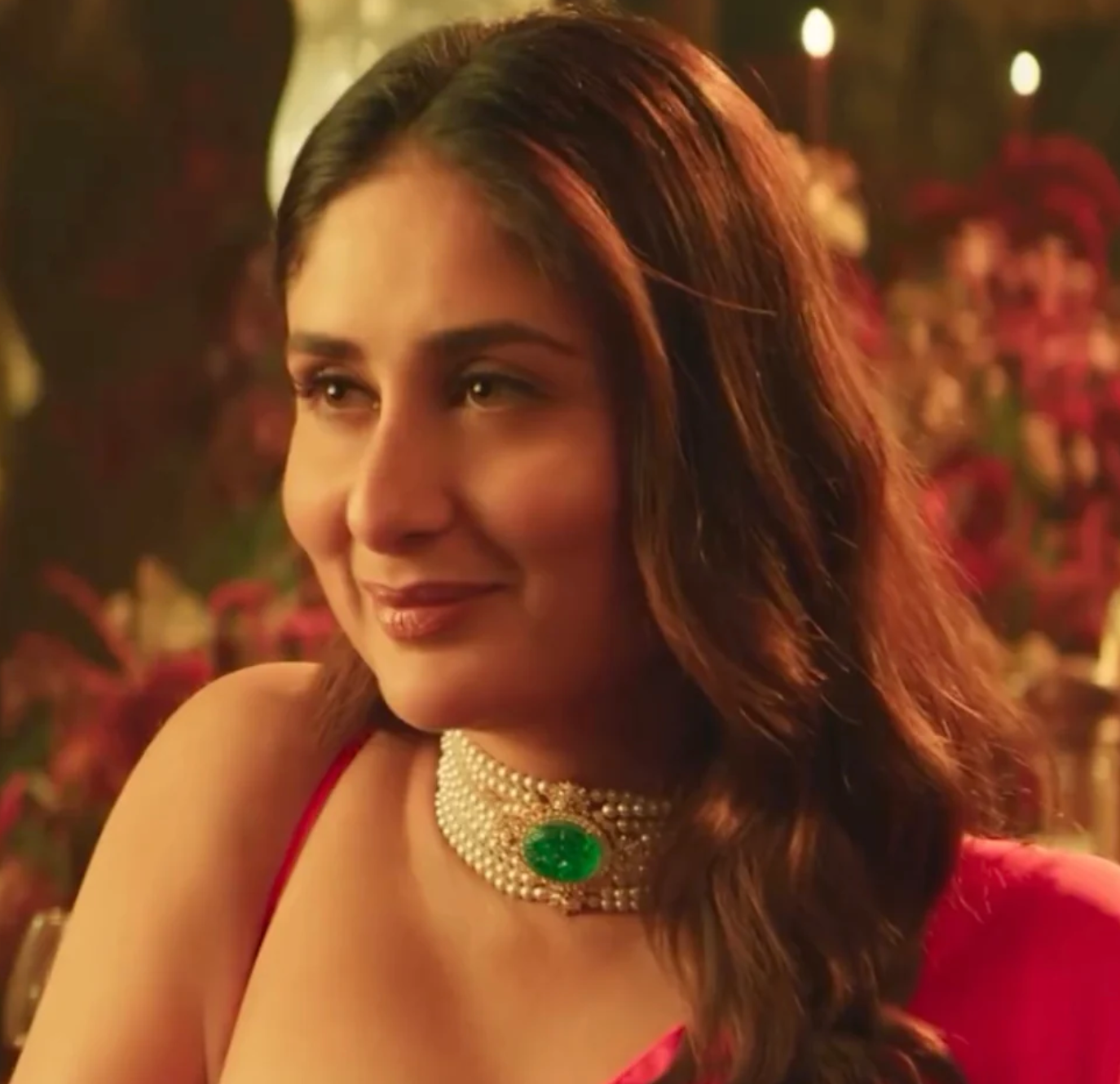 Kareena Pearls & Doublet Necklace Set - Green