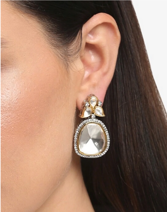 Meesha Uncut Polki Earrings
