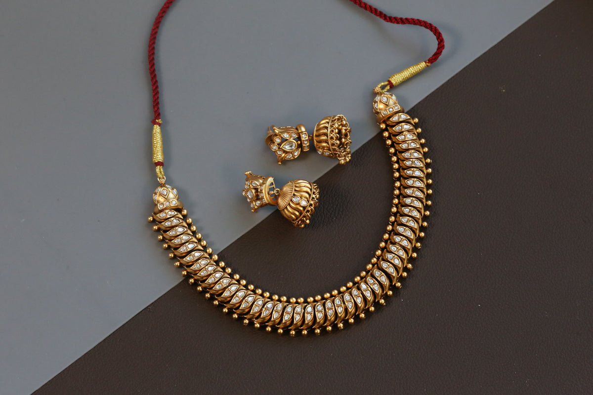 Sutlara Necklace Set - Clear