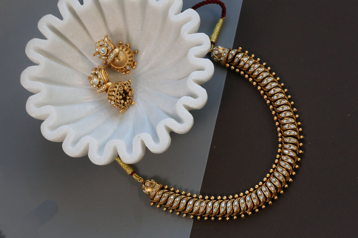 Sutlara Necklace Set - Clear