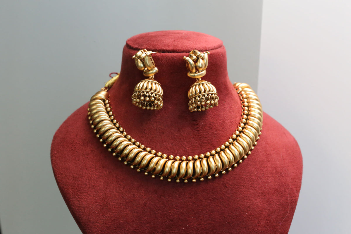Sutlara Necklace Set -Gold