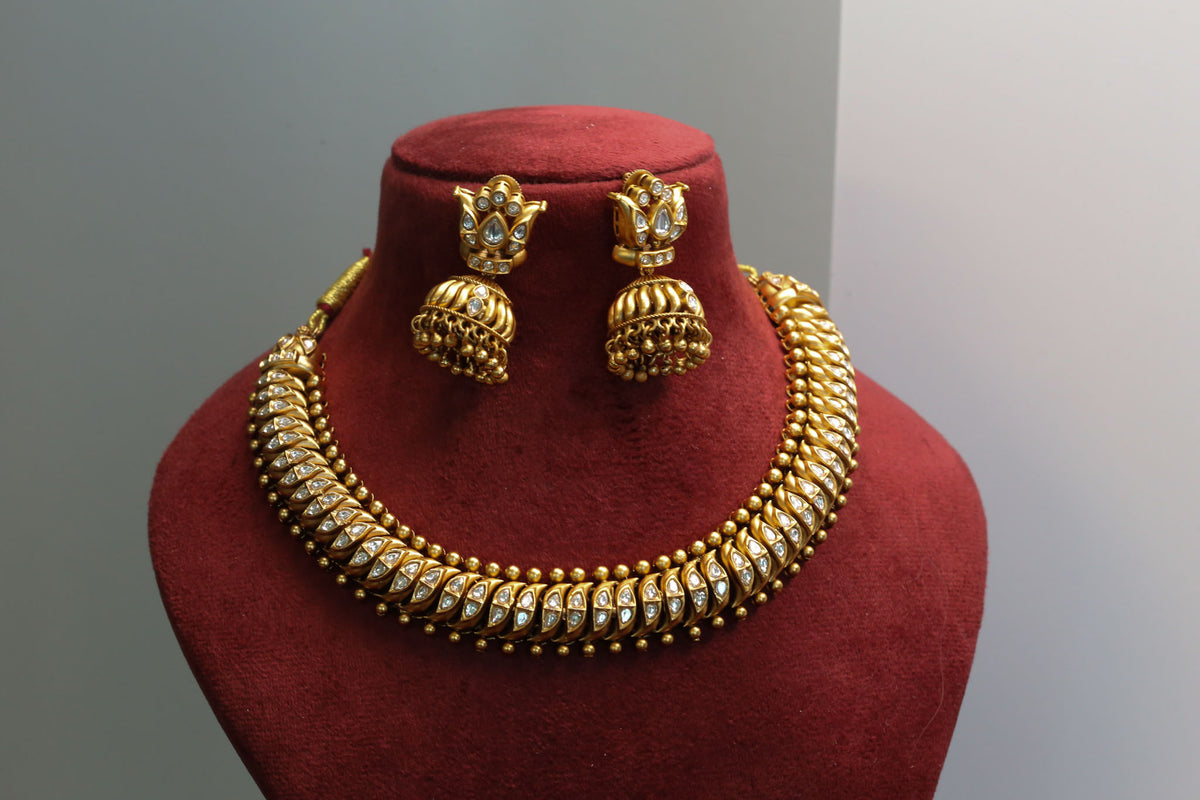 Sutlara Necklace Set - Clear