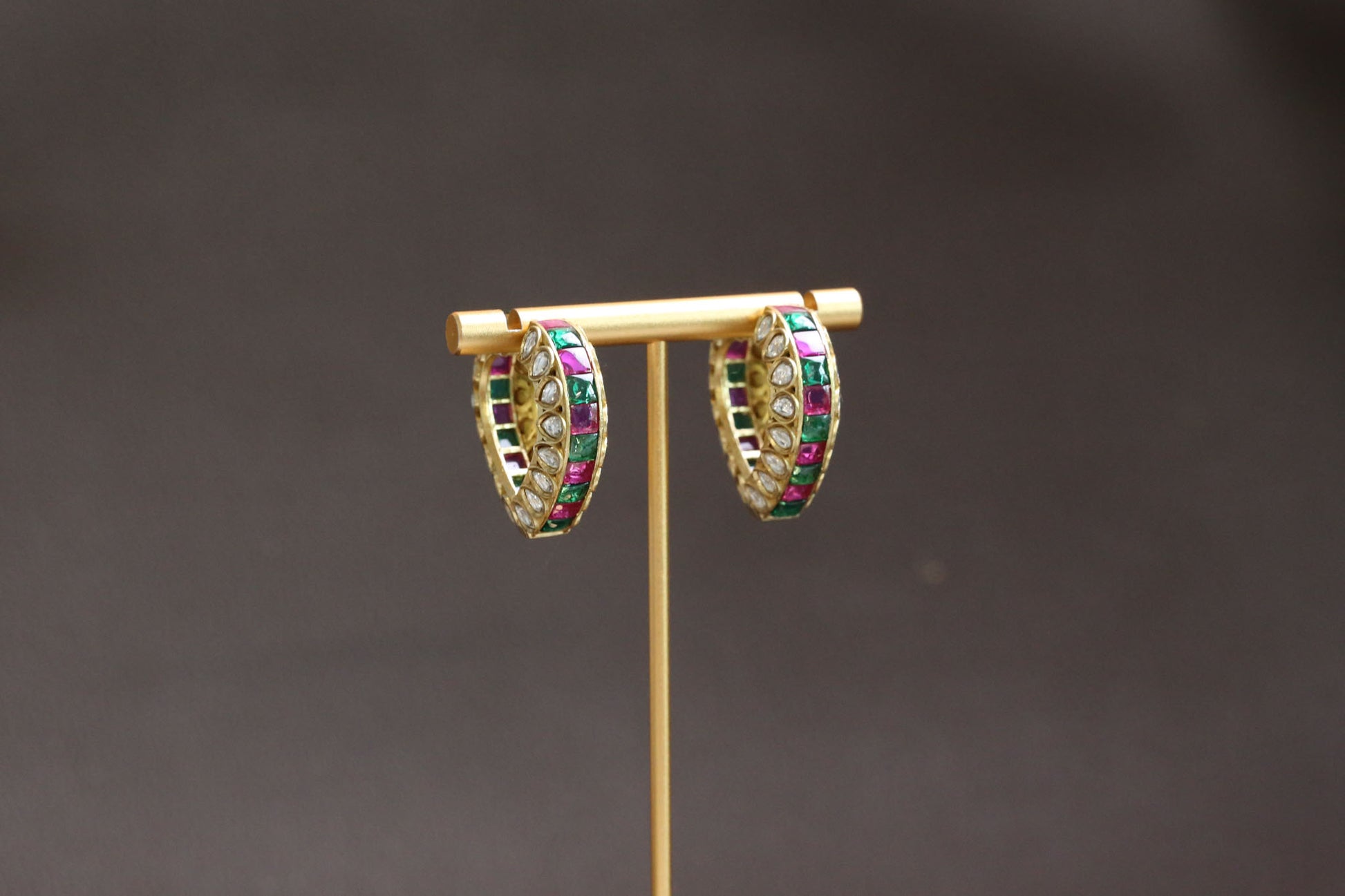 Classic Jadau Hoops