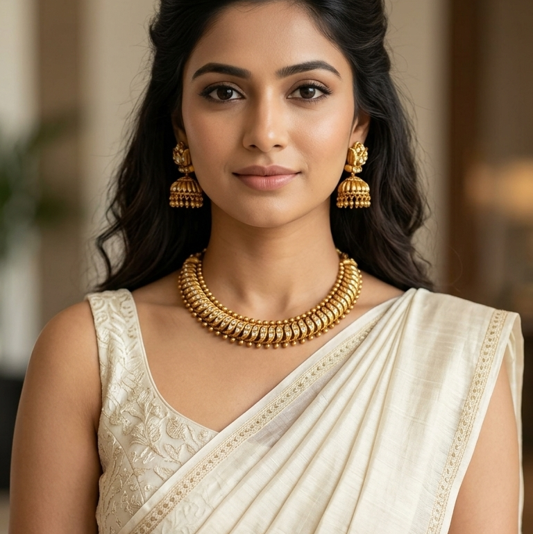 Sutlara Necklace Set - Clear