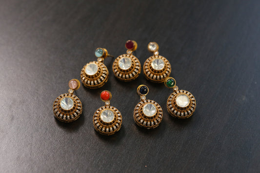 Tarinika Polki CZ Earrings (102-05)