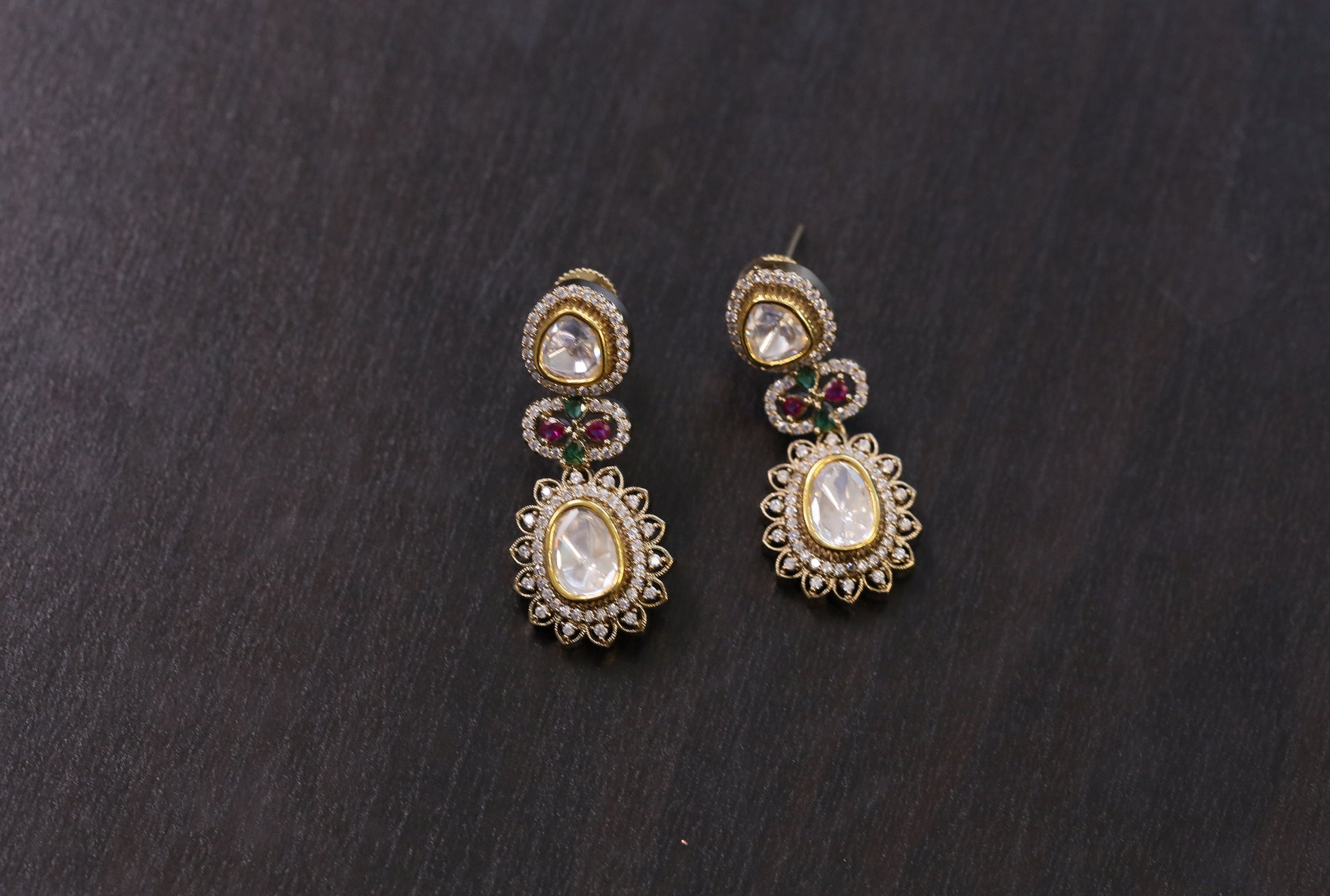 Priti Polki CZ Earrings (102-06)