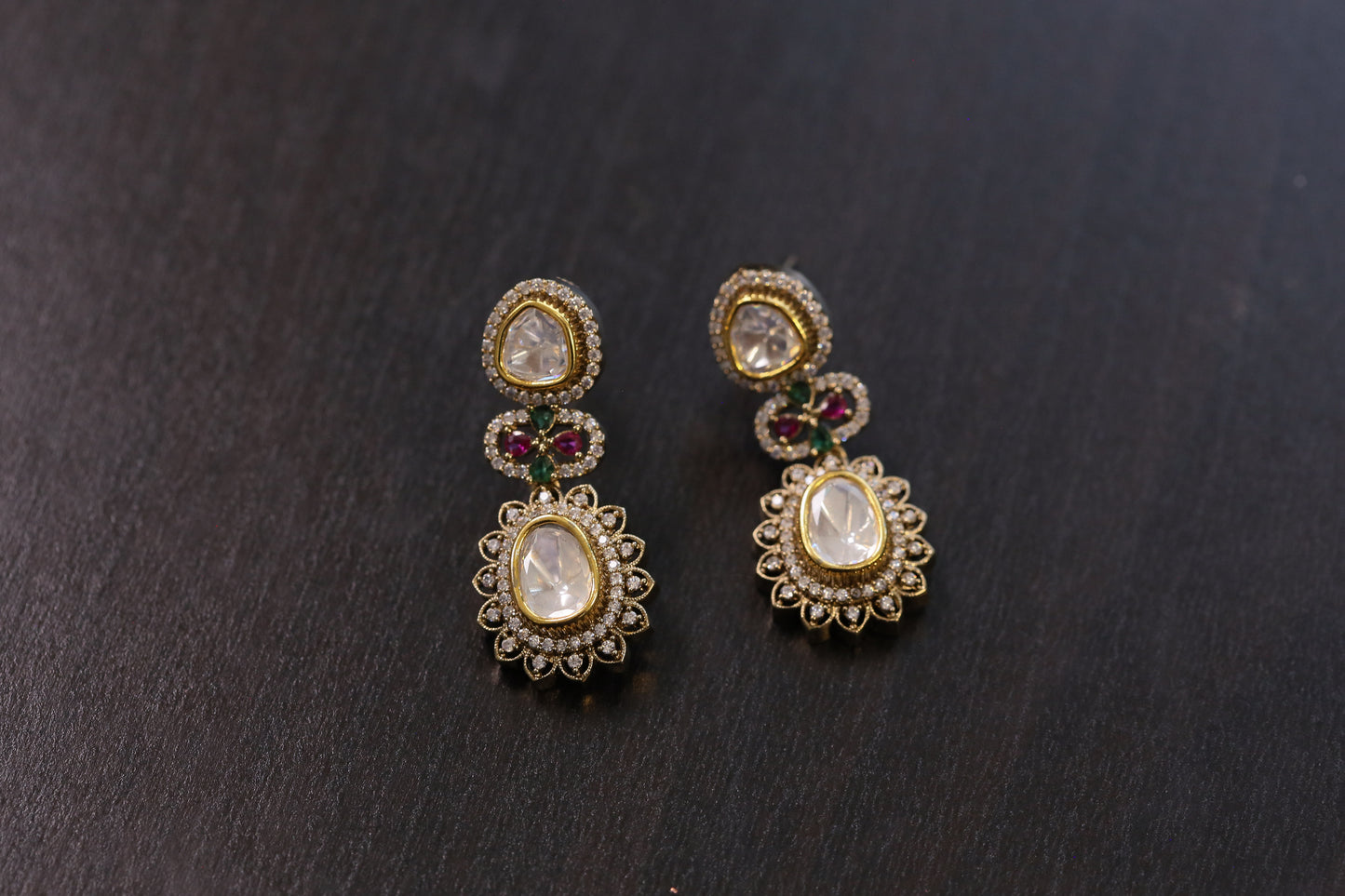 Priti Polki CZ Earrings (102-06)