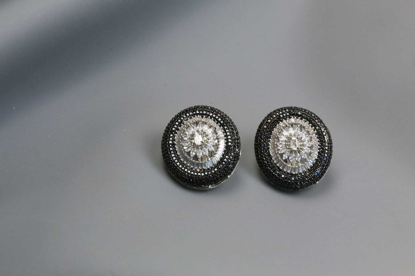 Micro CZ Pave Setting Studs - Black