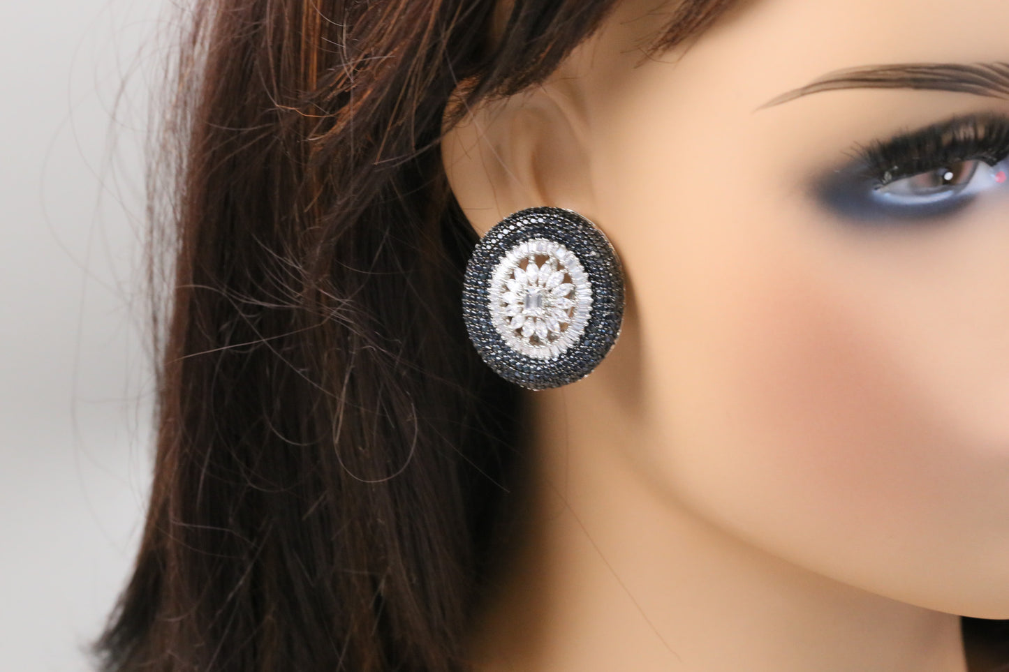 Micro CZ Pave Setting Studs - Black