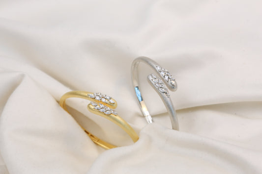 Openable Diamond Setting CZ  Bracelet - ABJ-B101-20