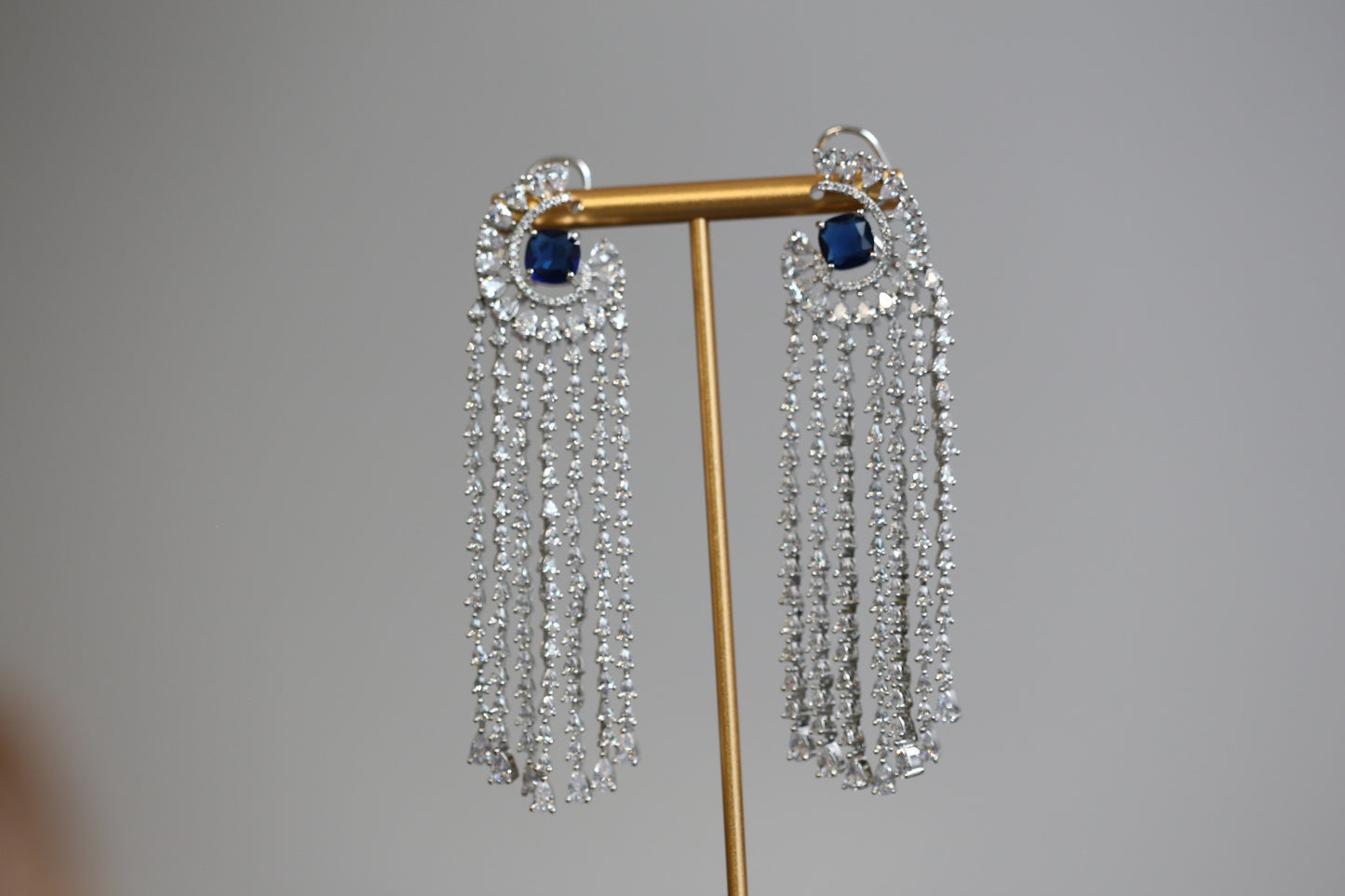 Tassel CZ Earrings