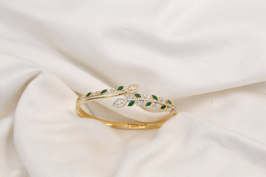 Openable Nano CZ & Semiprecious Bracelet - ABJ-B101-25