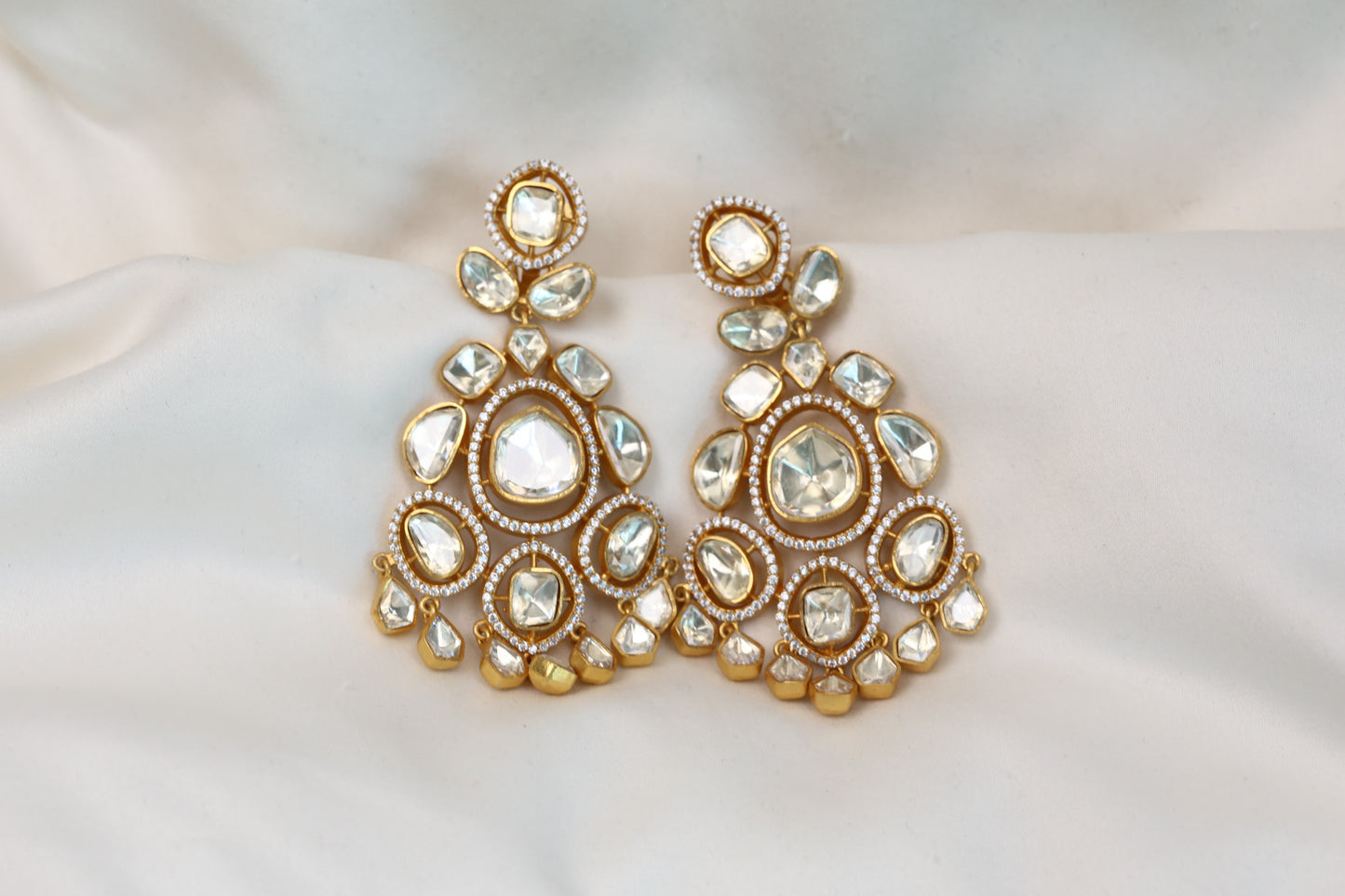 Aarushi Real Moissanite Earrings