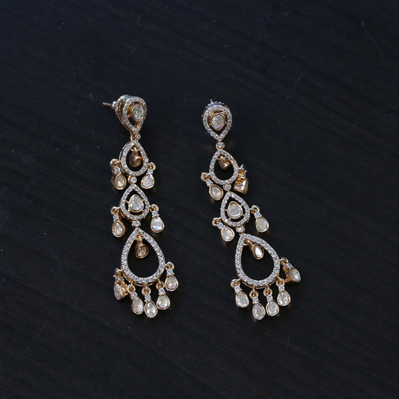 Aarzo Real Moissanite Earrings