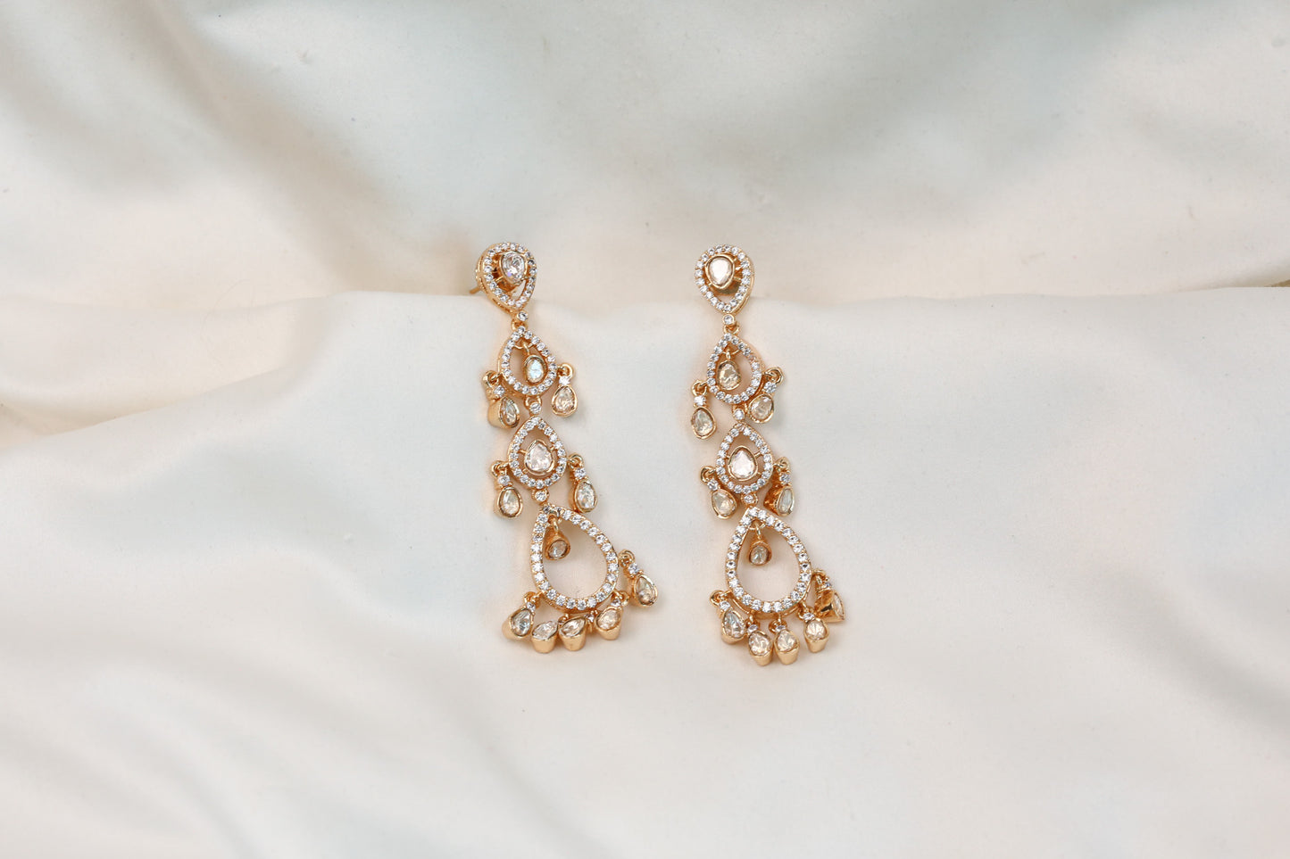 Aarzo Real Moissanite Earrings