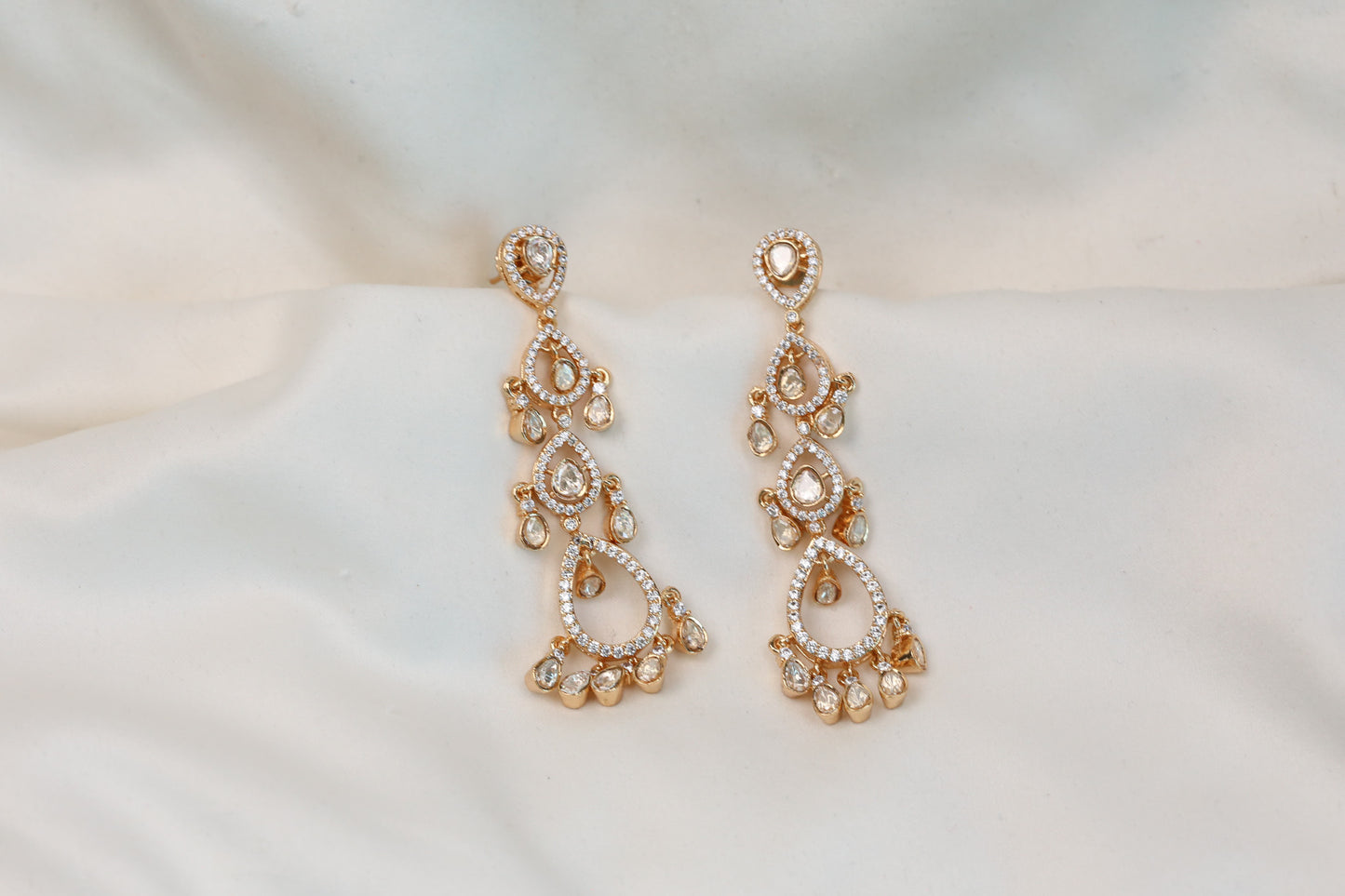 Aarzo Real Moissanite Earrings
