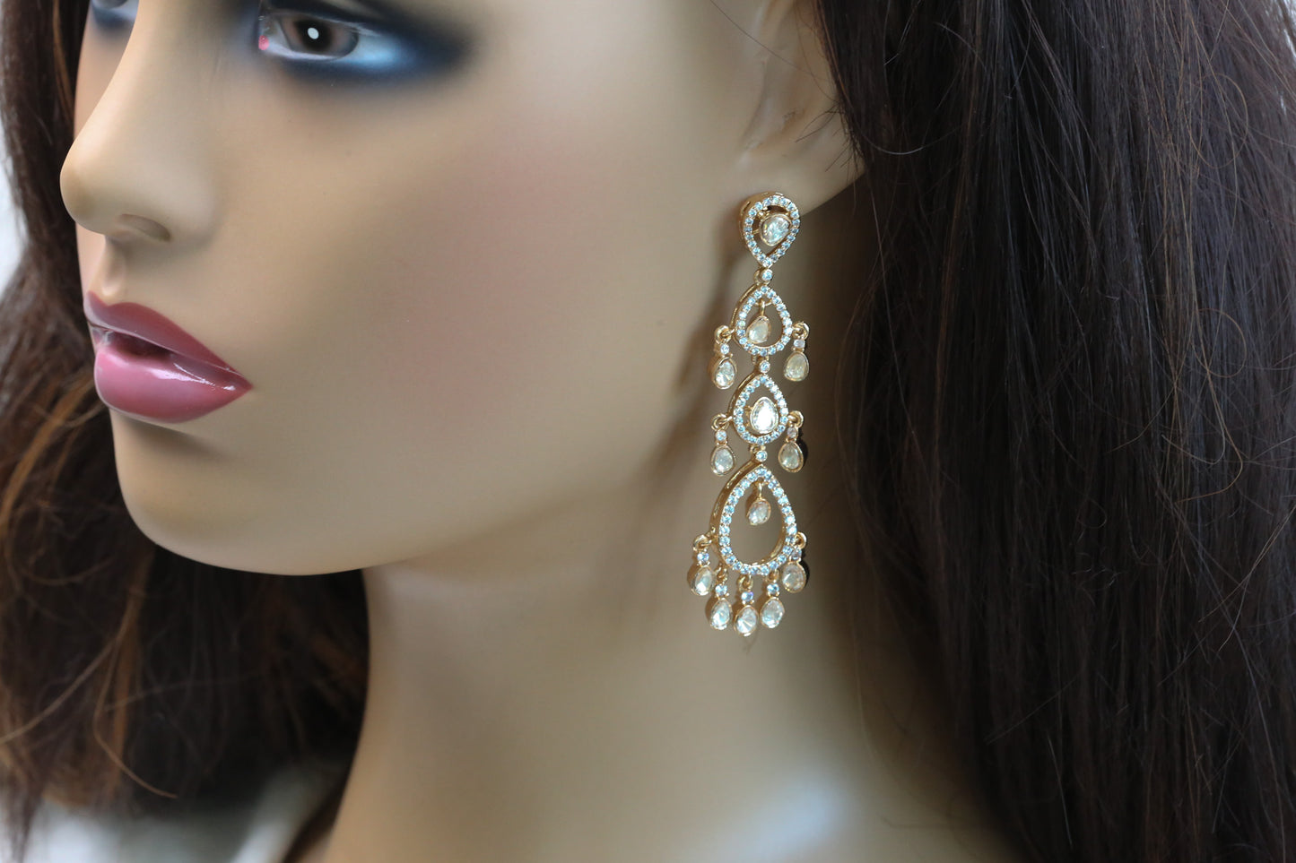 Aarzo Real Moissanite Earrings