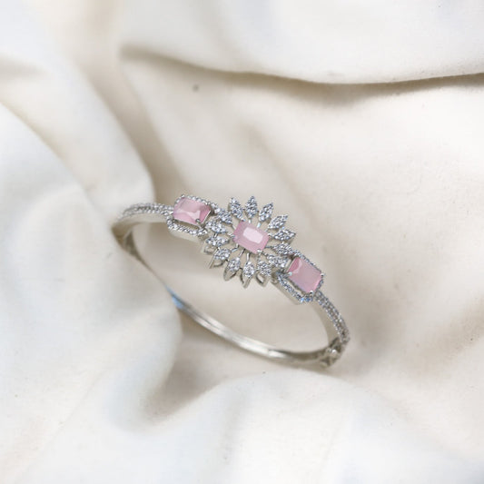 Dainty CZ Bracelet - Pink