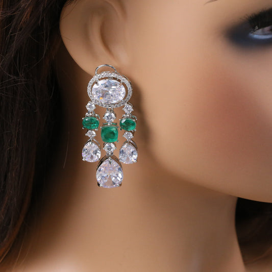 Premium CZ & Doublet Earrings (102-13)