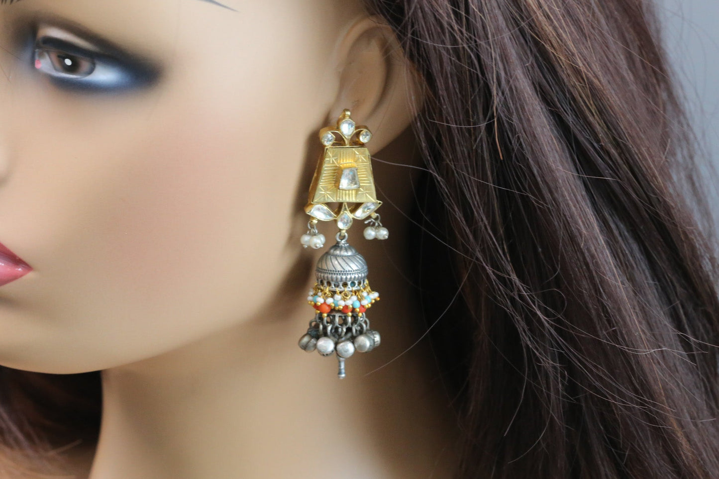 Nimisha Fusion Jhumka - Style 2