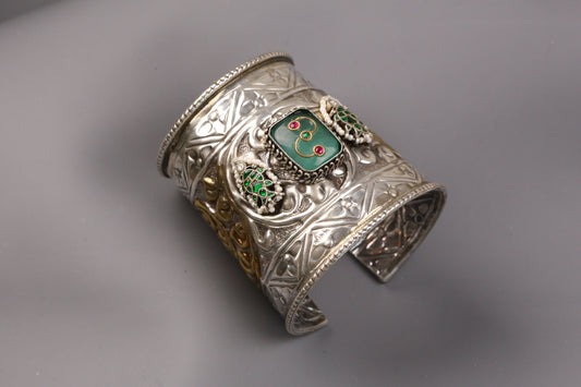 Matsya Dual Tone Jadau Fusion Bracelet (B101-25)