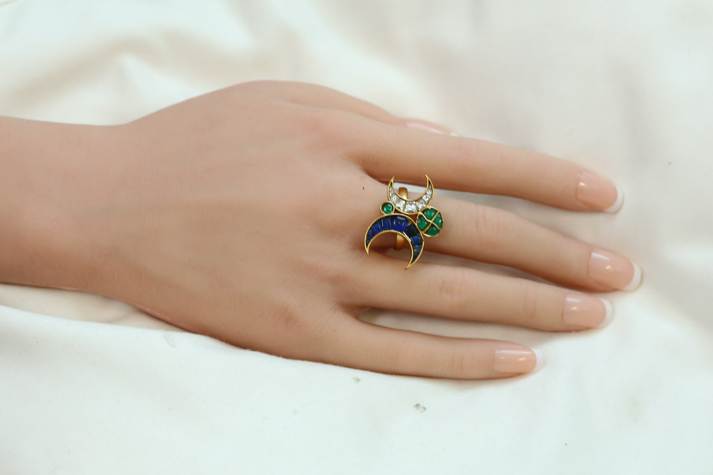 Fusion Takkar Kundan Work Rings (Adjustable)