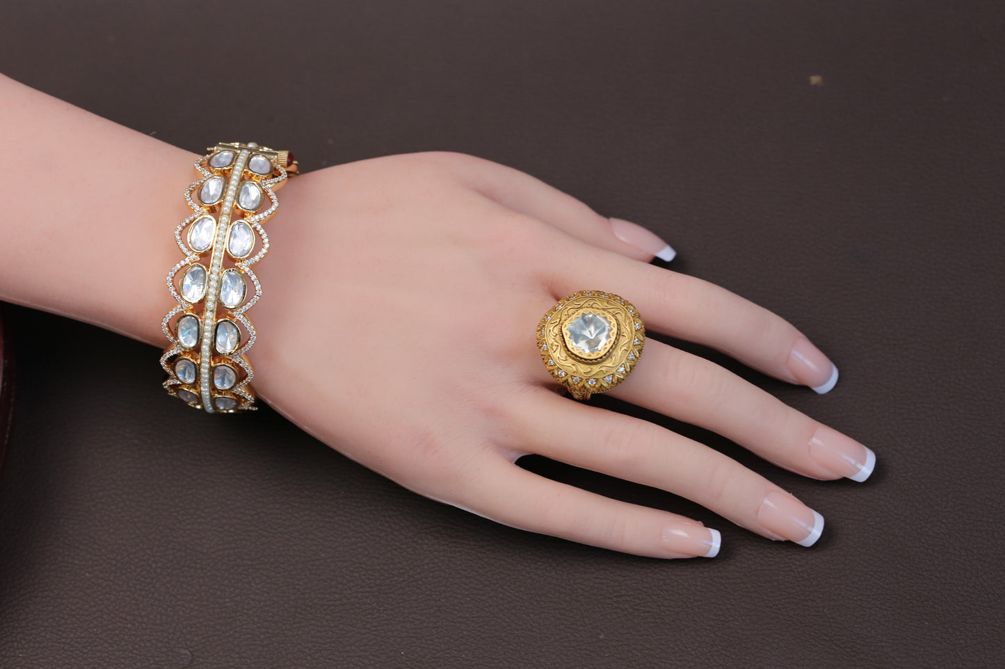 Nakshi Real Moissanite Ring