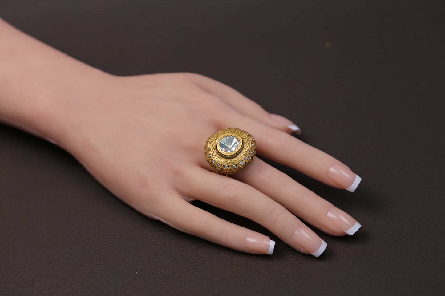 Nakshi Real Moissanite Ring