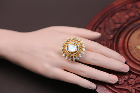 Surya Real Moissanite Ring