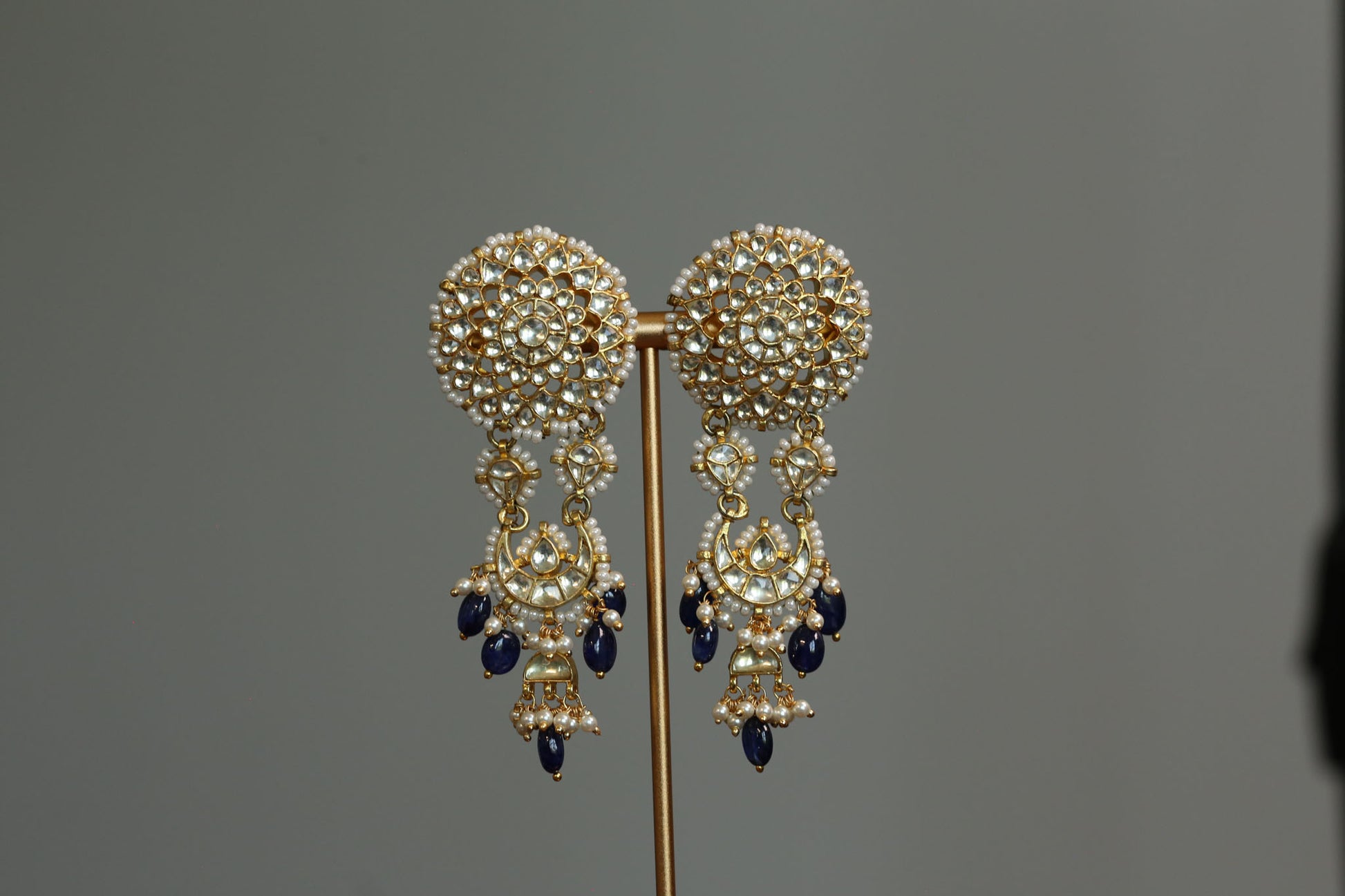 Naika Fine Pachi Kundan Earring