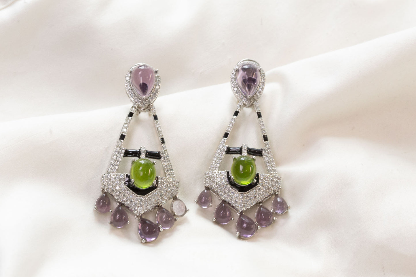 Ananaya Pota Doublet Earrings (Colors Available)