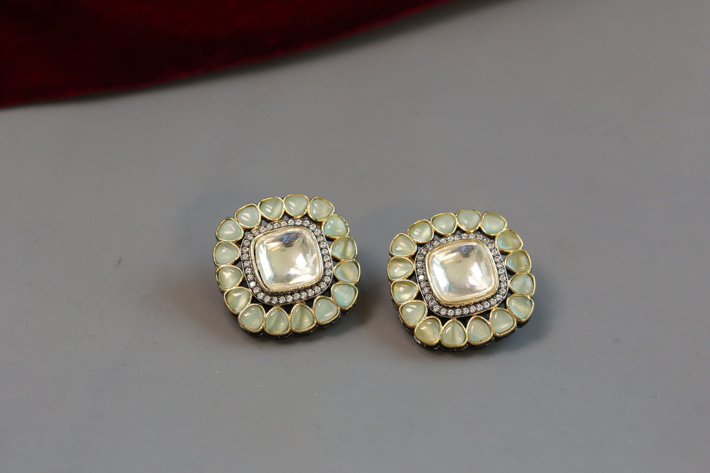 Zarna Polki Kundan Studs