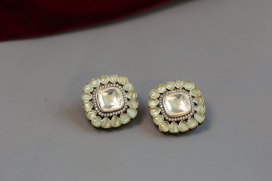 Zarna Polki Kundan Studs