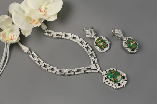 Donna Mosaic Doublet & Micro CZ Set