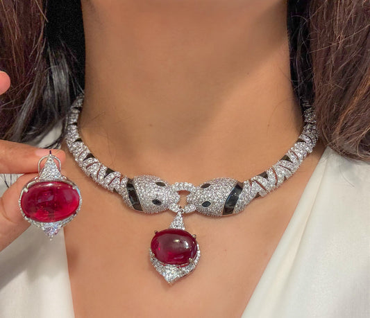 Designer Pota Doublet Choker Set