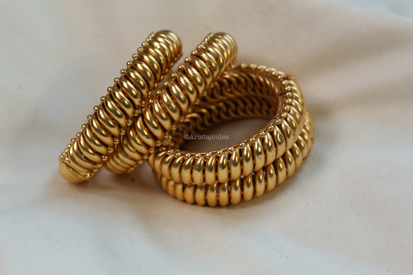 Brass Base Sutlara Bangle Set