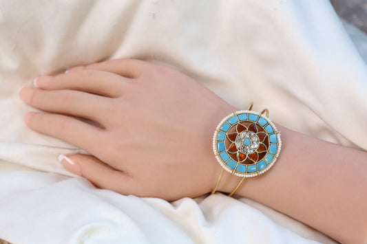 Firoze Jadau Bracelet   Adjustable