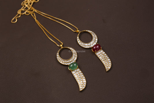 Taruna Jadau Semiprecious Pendant Necklace
