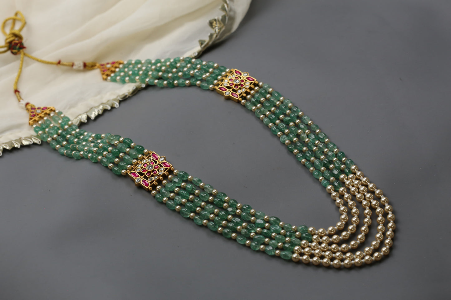 Kavya Jadau Kundan Haaram Necklace
