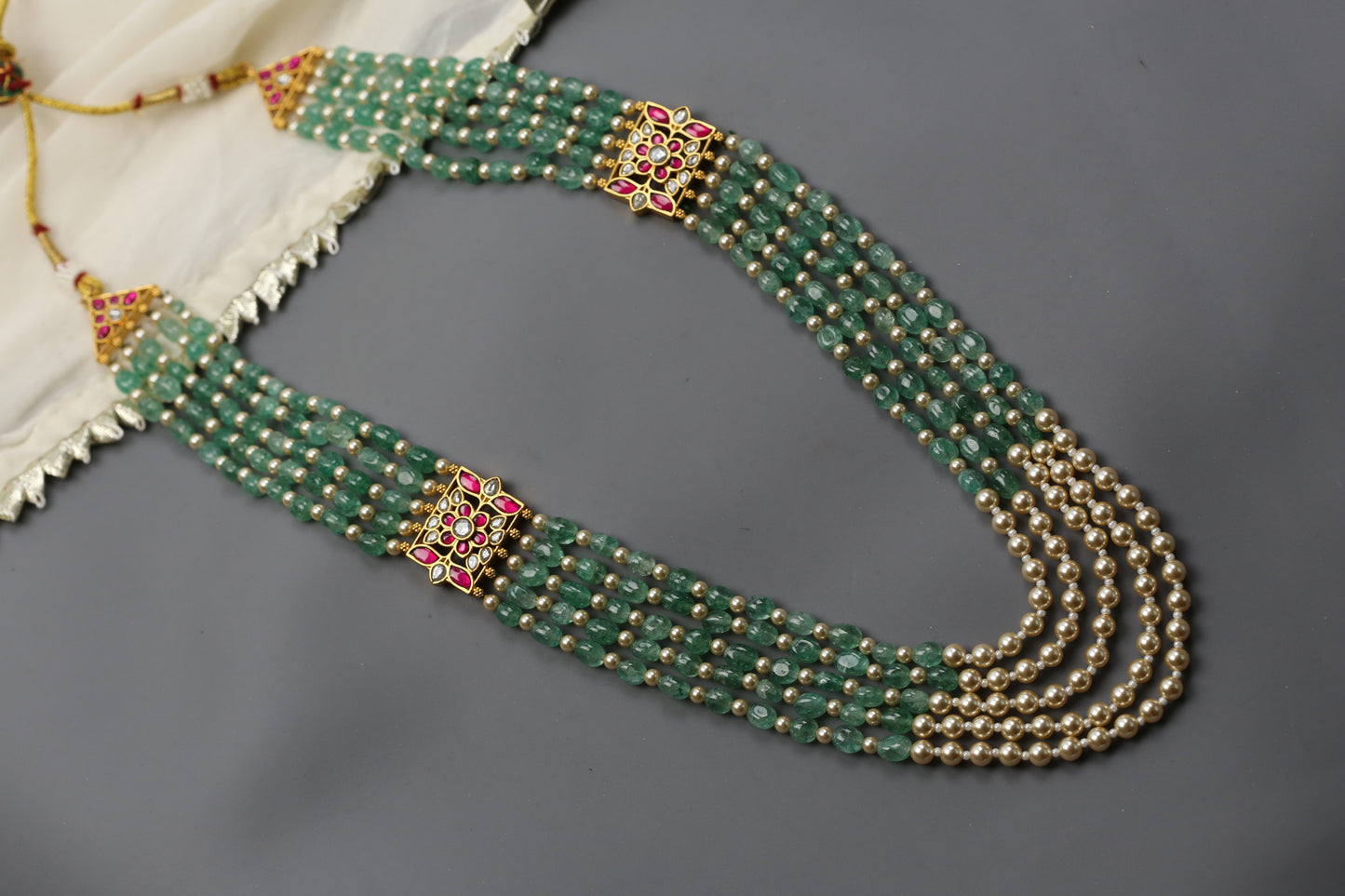 Kavya Jadau Kundan Haaram Necklace