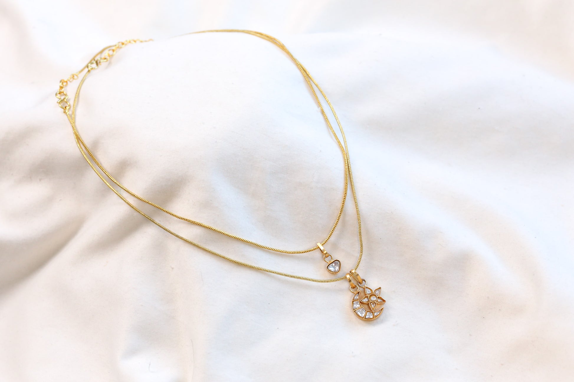 Layered Contemporary Jadau Kundan Necklace
