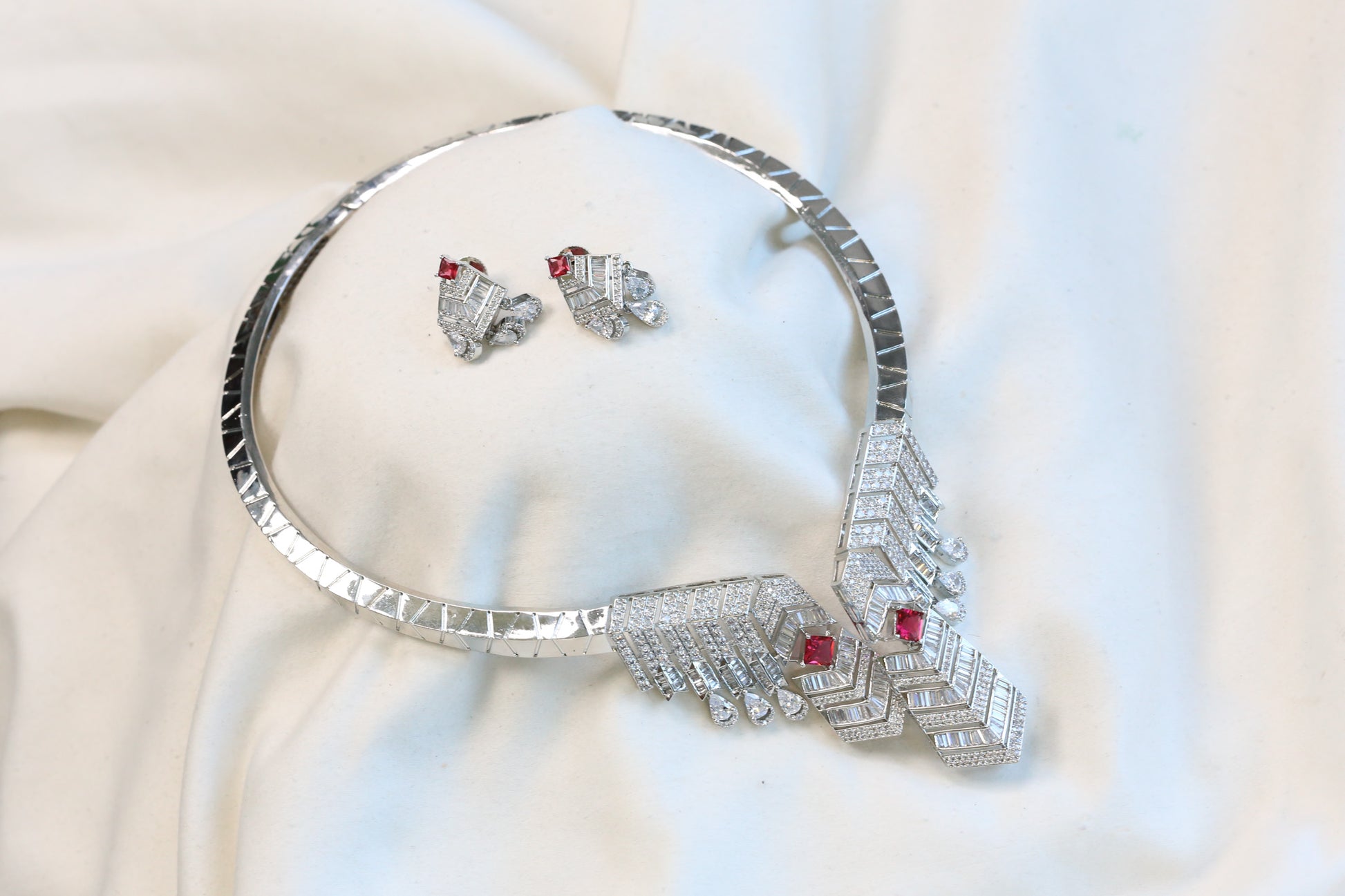 Zara Premium CZ Hasli Necklace Set